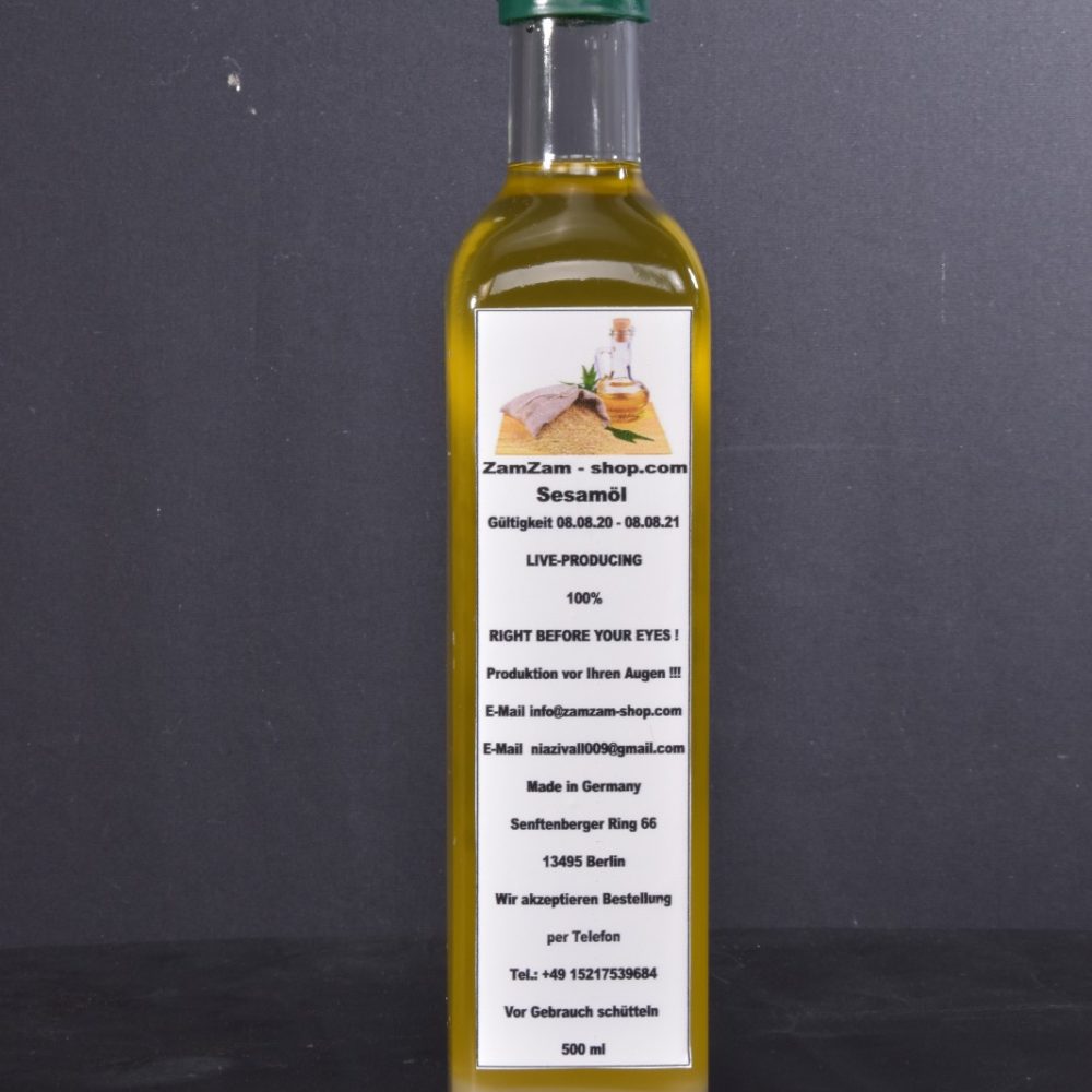 Sesamöl Archive - ZamZam Shop - Hochwertige Öle