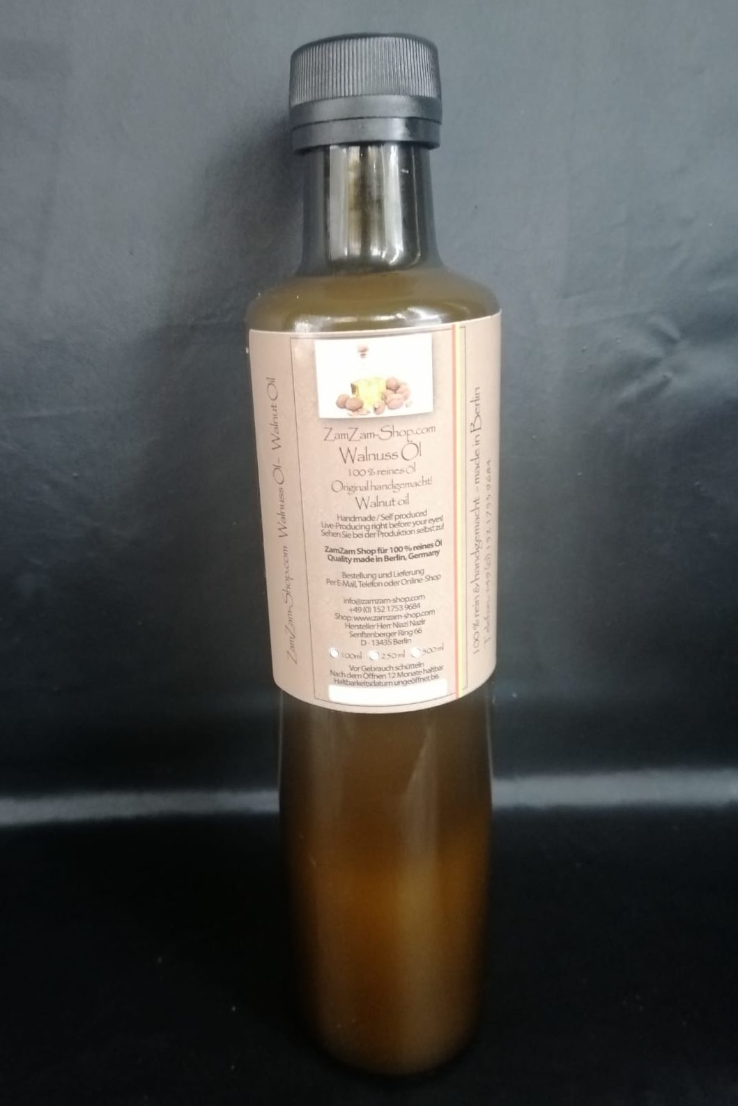 Walnussöl 500ml - ZamZam Shop - Hochwertige Öle